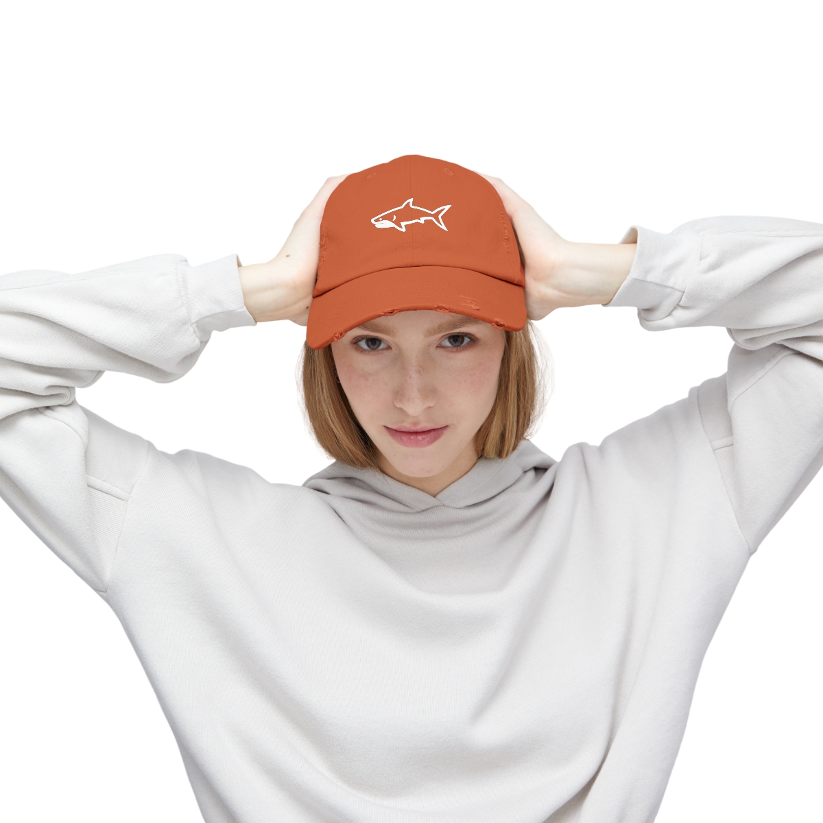 Shark Distressed Cap - Image 23