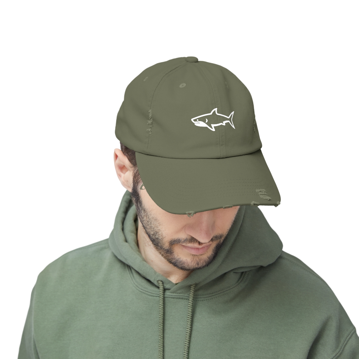 Shark Distressed Cap - Image 29