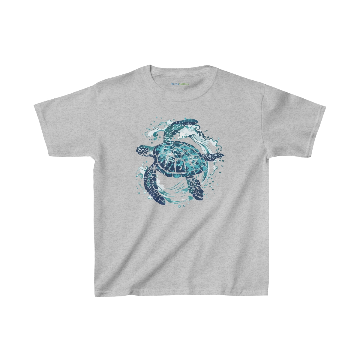Kids Heavy Cotton™ Sea Turtle Graphic Tee - Image 9