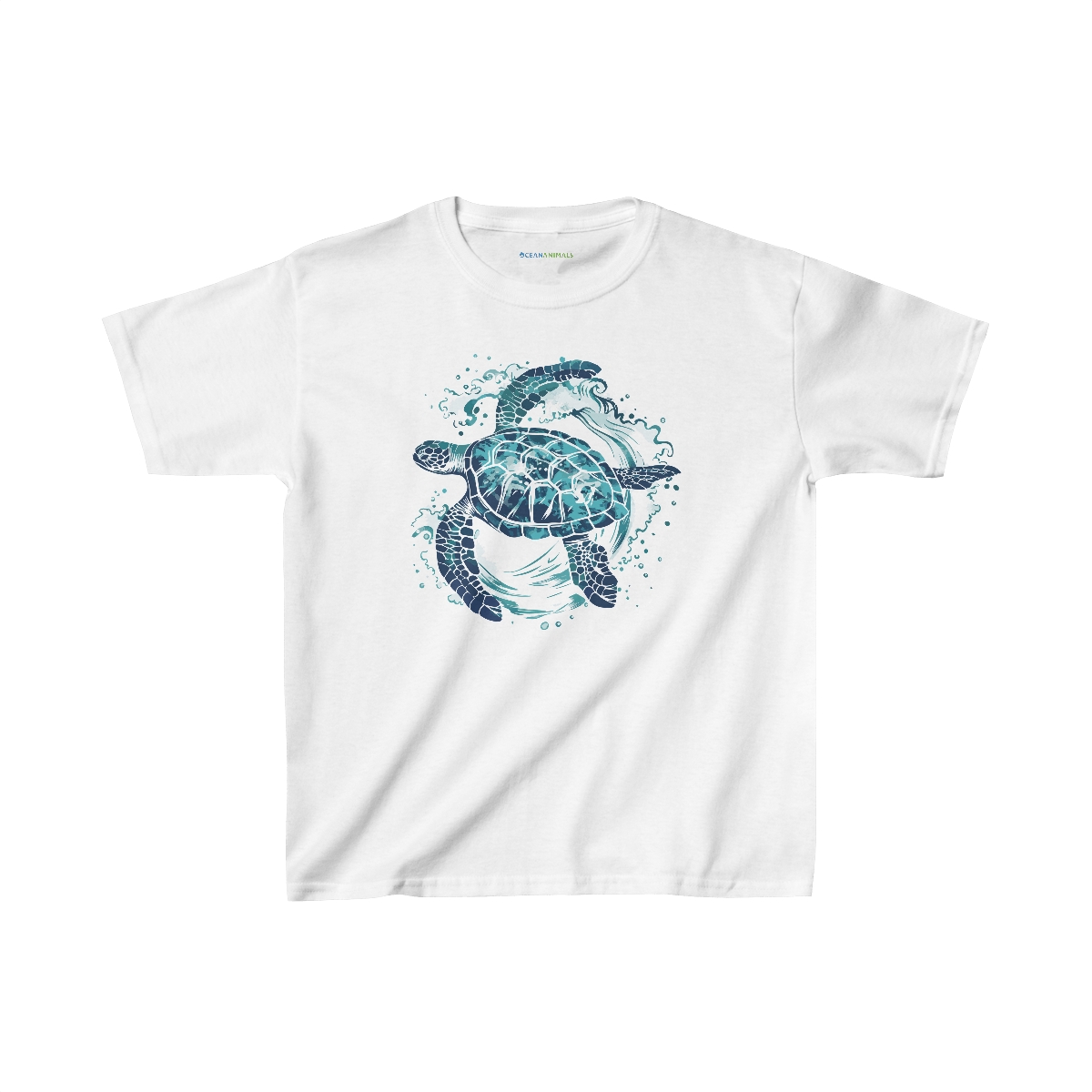 Kids Heavy Cotton™ Sea Turtle Graphic Tee - Image 3
