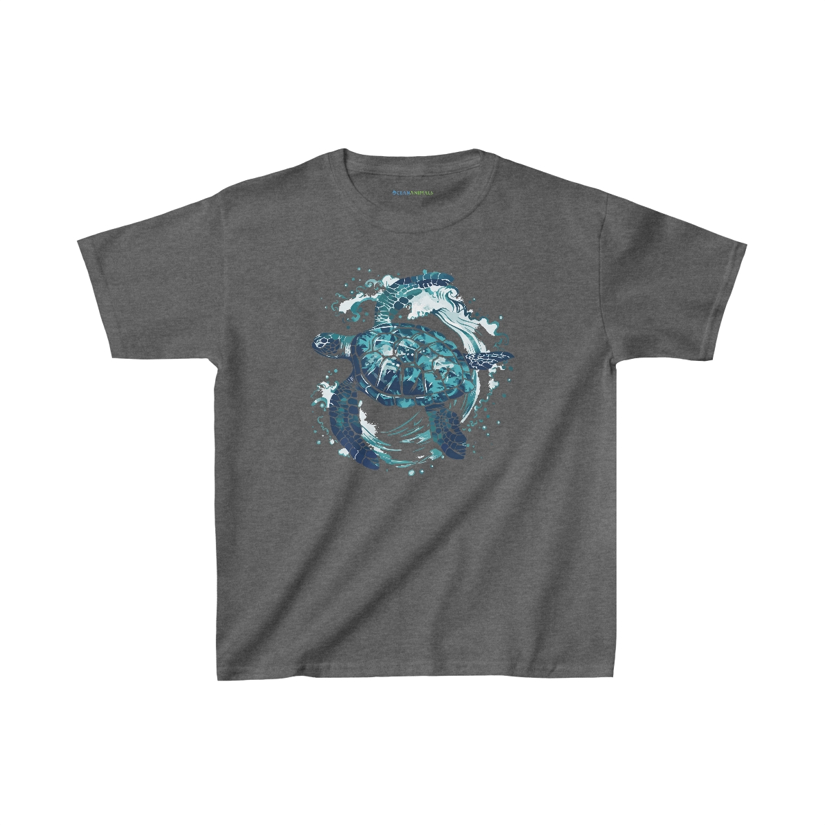 Kids Heavy Cotton™ Sea Turtle Graphic Tee - Image 11