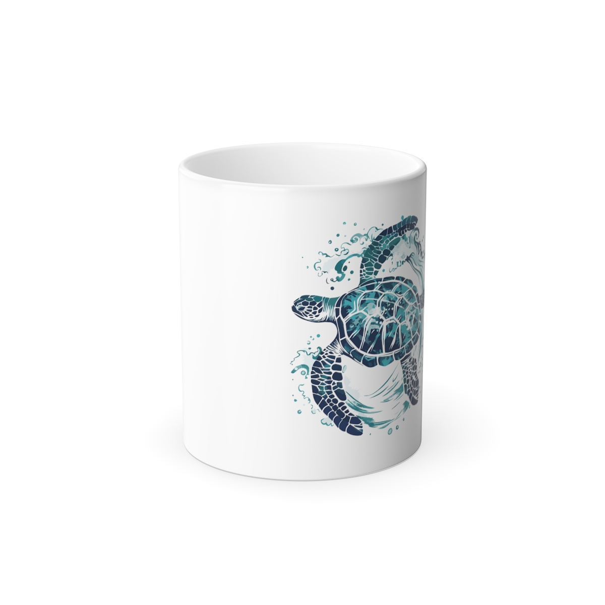 Sea Turtle - Color Morphing Mug, 11oz - Image 2